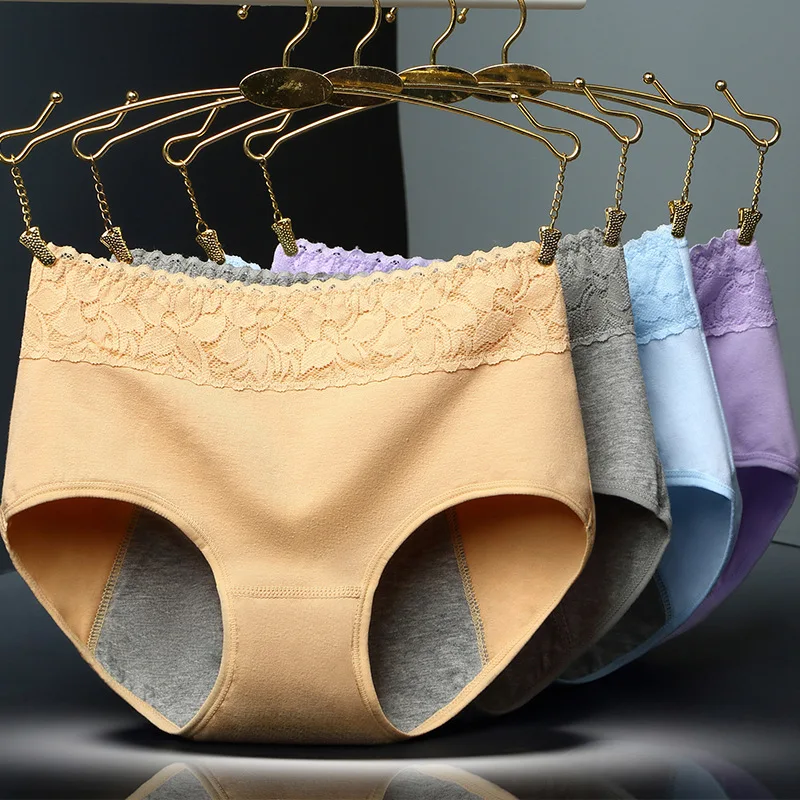 

Factory Girls Absorbent physiological Incontinence Ladies Underwear Leakproof Lace Women Menstrual Period Panties