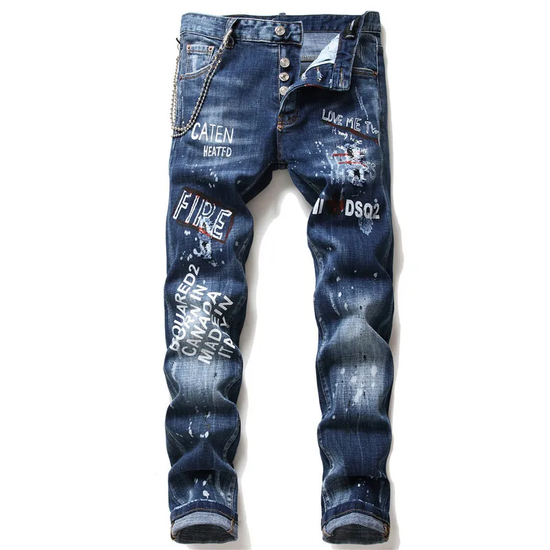 

2021 Fashion Pants Men Jean Men's Customized Oem Denim Pant Clothing Vendors Wholesale Mans Jeans