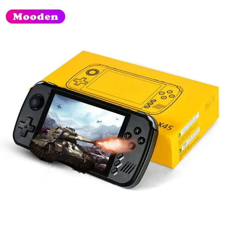 

2023 New Arrival Powkiddy X39 Pro Handheld Games Player X45 Handheld Game Player 4.3 inch IPS Screen Classic Retro game console