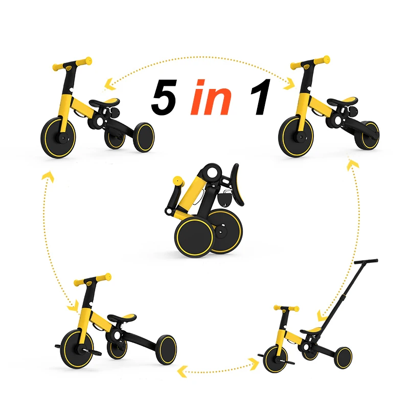 

China Manufacturer New Designed 5 en 1 folding Kids Kick Scooter For Sale