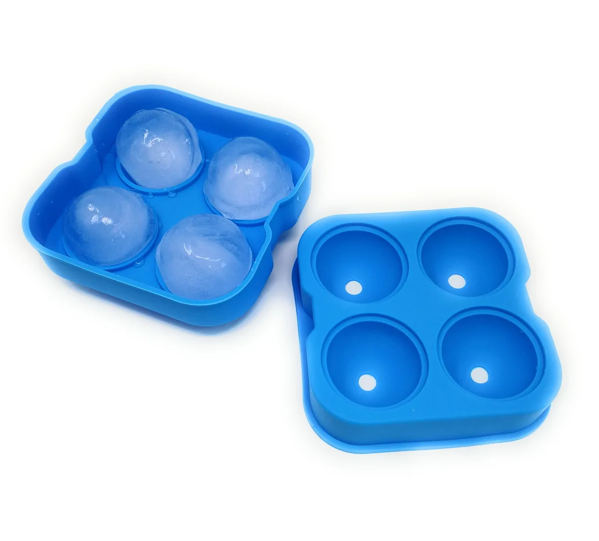 

2020 New Arrivals Crystal Clear Ice Ball Maker Whiskey Sphere Silicone Ice Ball Mold Flexible Silicone Ice Cube Tray, Pantone color