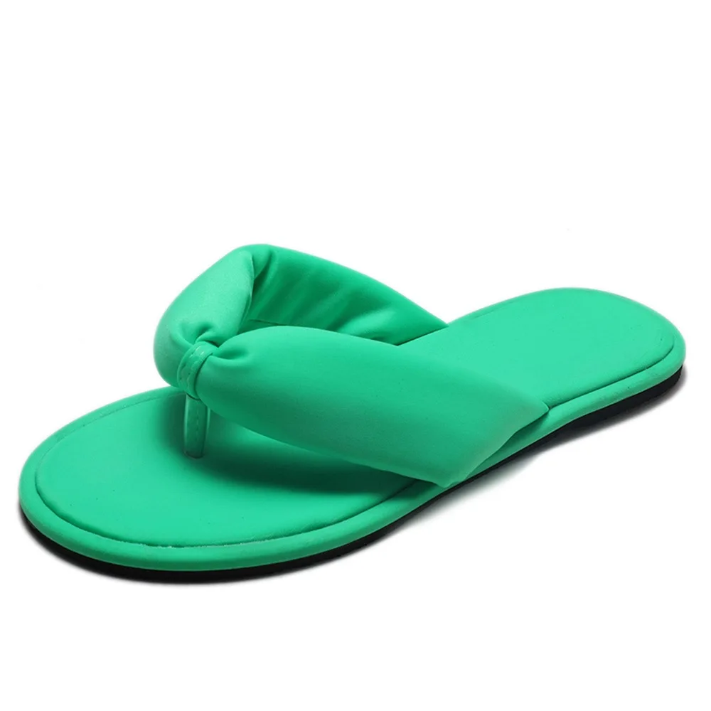 

Neon Candy Color Chancletas De Mujer Beach Vacation Flat Flips Flop Slippers Spring 2021 Sandals for Women, Orange, rosy, green, purple, black