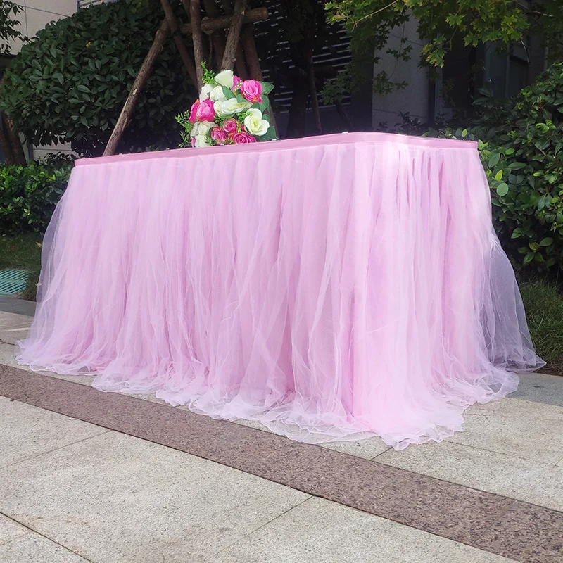 
Wedding Table Decoration TuTu Table skirt Table Cover 