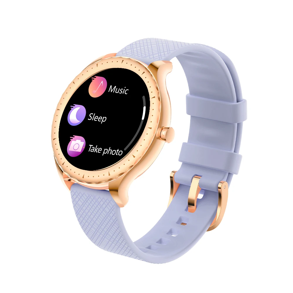 

New Waterproof Girls Women Lady Smartwatch 2021 Call Function Heart Rate Monitor Fitness Smart watch with App