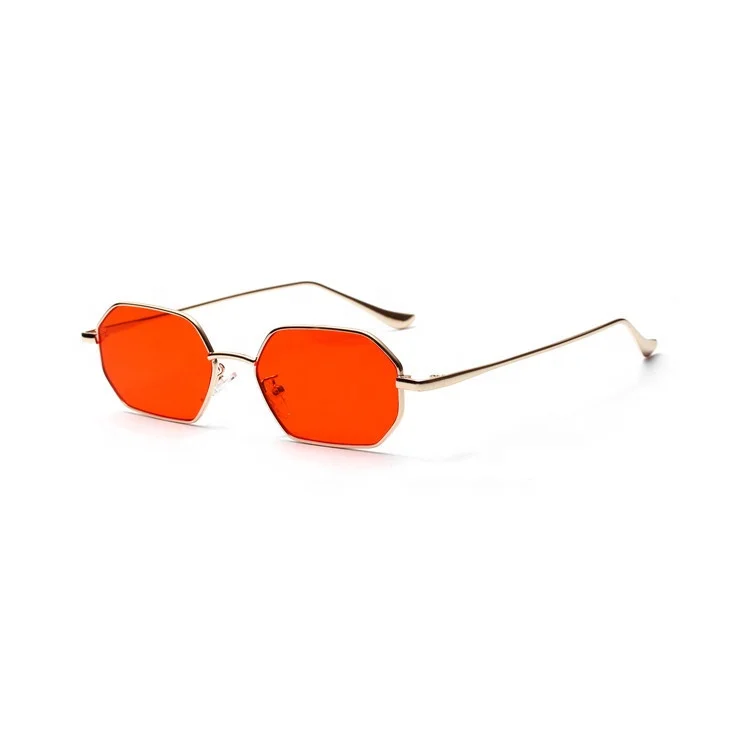 

Recently trending small frame sun glasses hot sale men designer brand shades oculos colorful lens sunglasses for women men