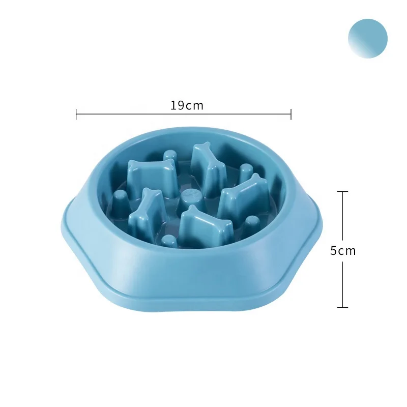 

2023 New Product Solid Dog Bowls Pet Feeder Dog Slow Feeder Bowl Anti-slip