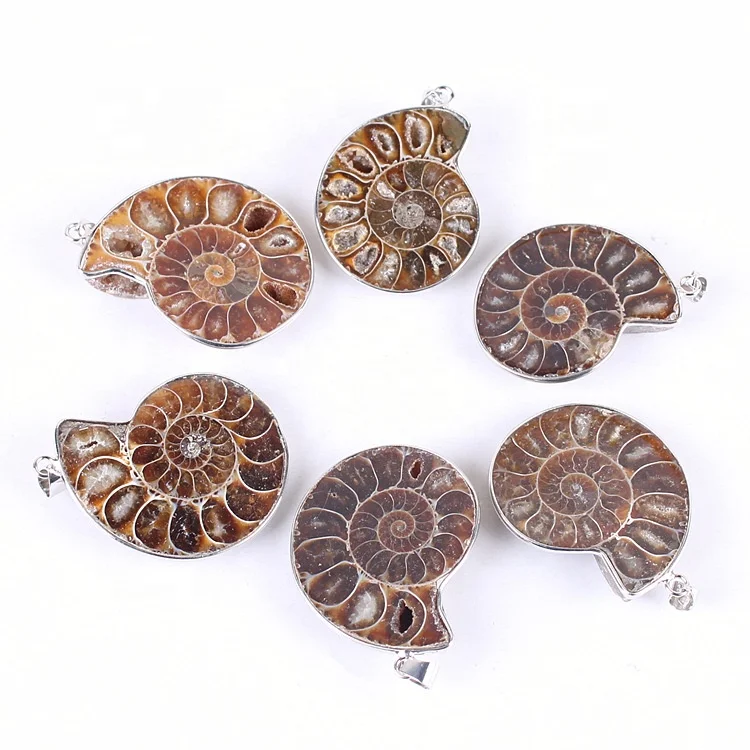 

Ammonite crystal pendant with low MOQ and fast delivery