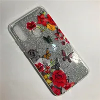 

Shinning Protective Sparkle Fashion Bling 2in1 glitter Print Popular Style phone case For Tecno Spark3