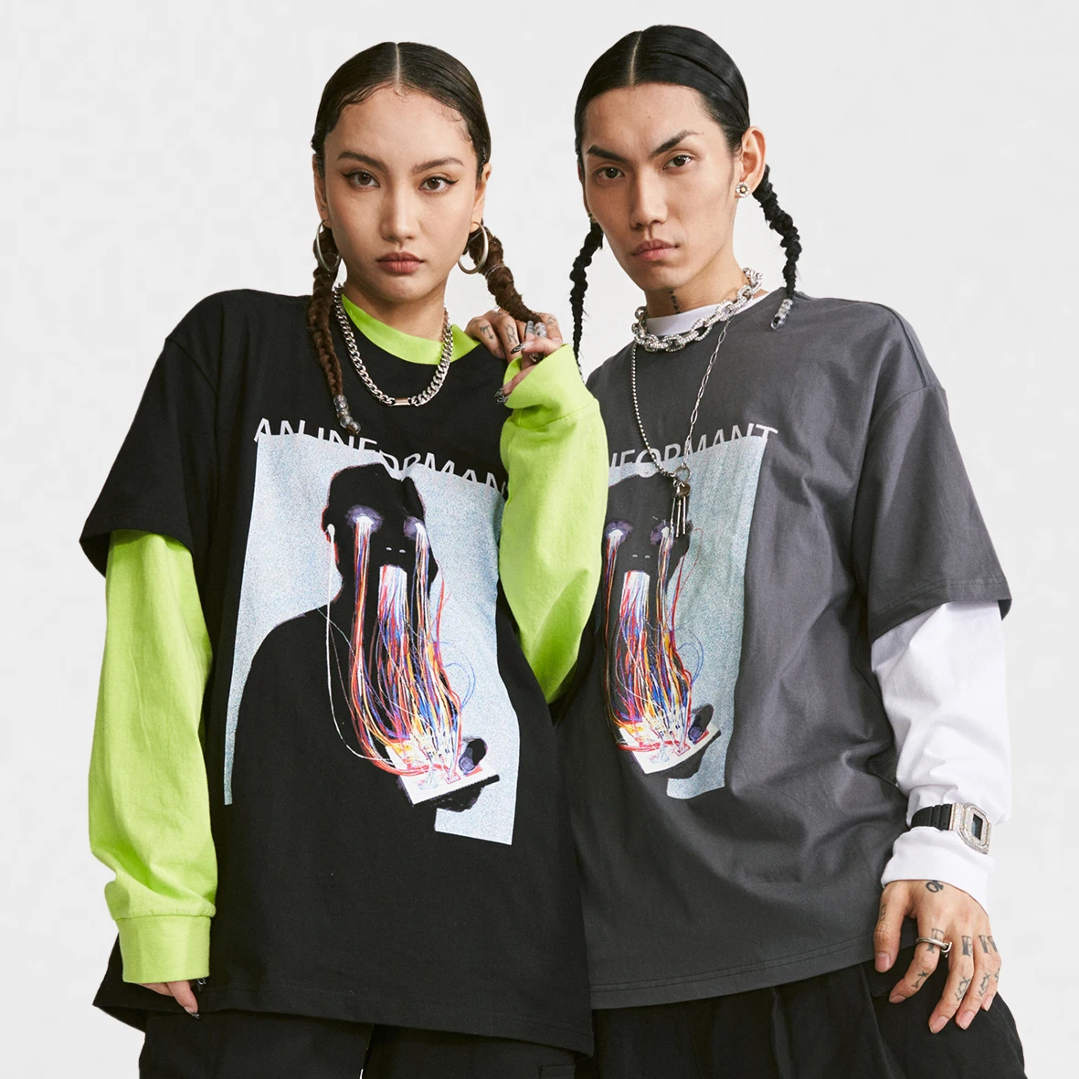 

New Arrival 200G Unisex Black And Grey Two Colors Fashion Summer Short Sleeve Custom Logo Design Cotton T Shirt