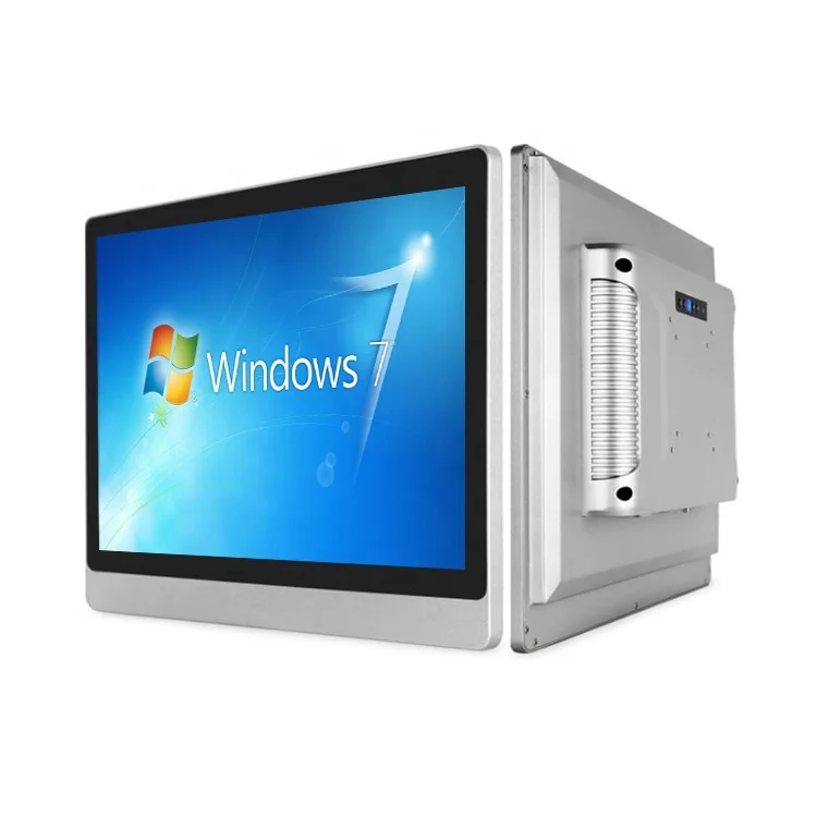 

Aluminum alloy casing 19inch wall mount industrial touch screen monitor for production workshops, Silvery