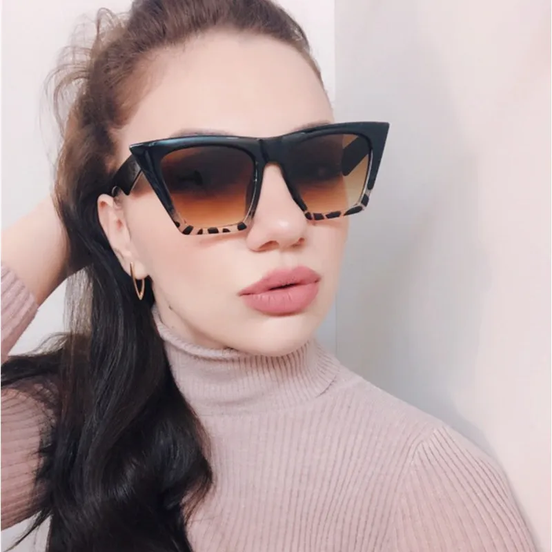 

European and American fashion cat-eye sunglasses new wild sunglasses 2021, Many colors can be customized