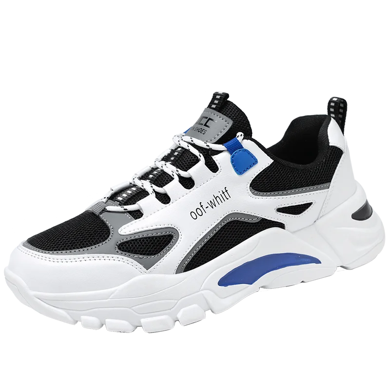 

man trendy Stylish Casual Rubber Sole High Quality Mesh Shoes, Beige/white+grey/white+blue