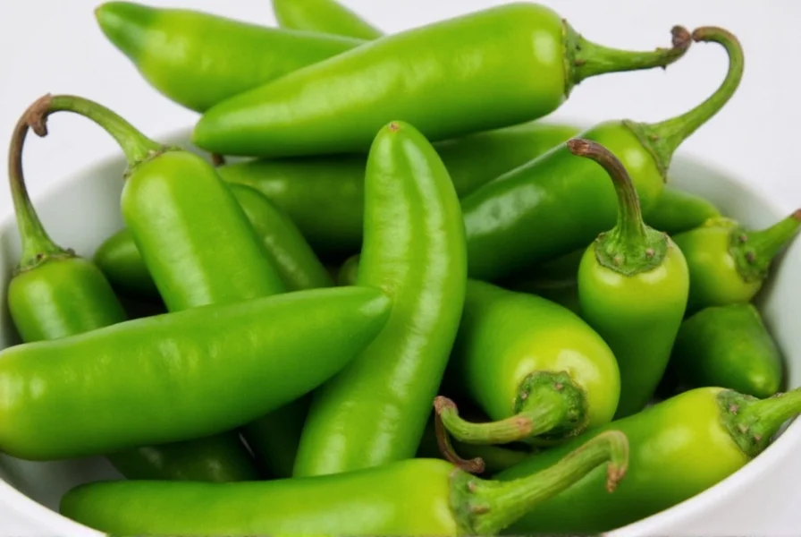 Pickled Serrano Peppers in Jar