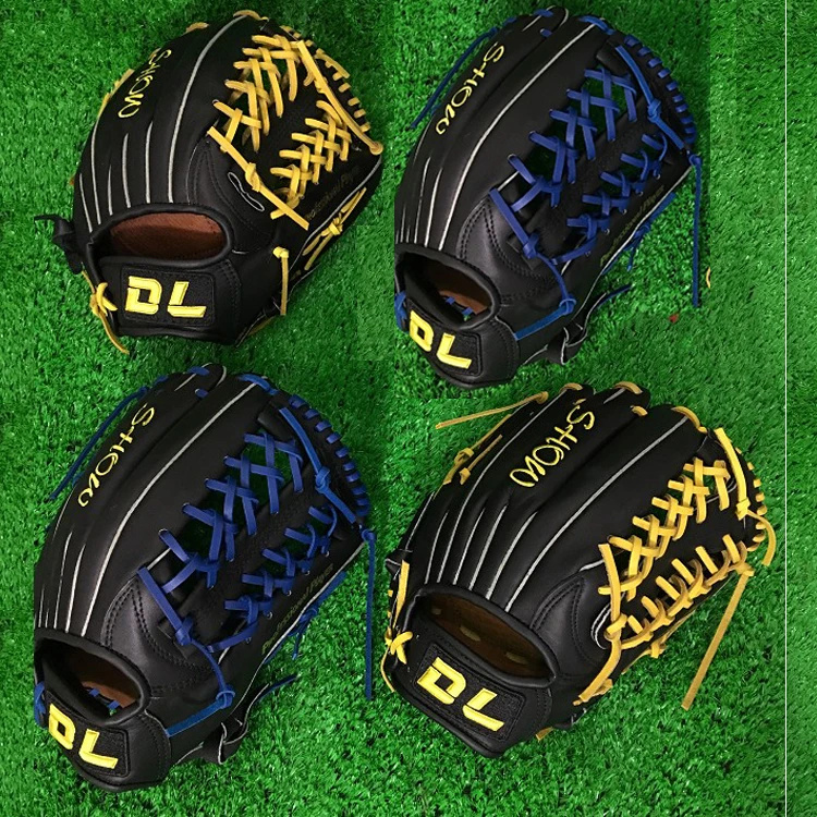 

fast delivery DL glove sweat absorbing pro strengthened durable adult use 12.5'' full grain leather baseball glove