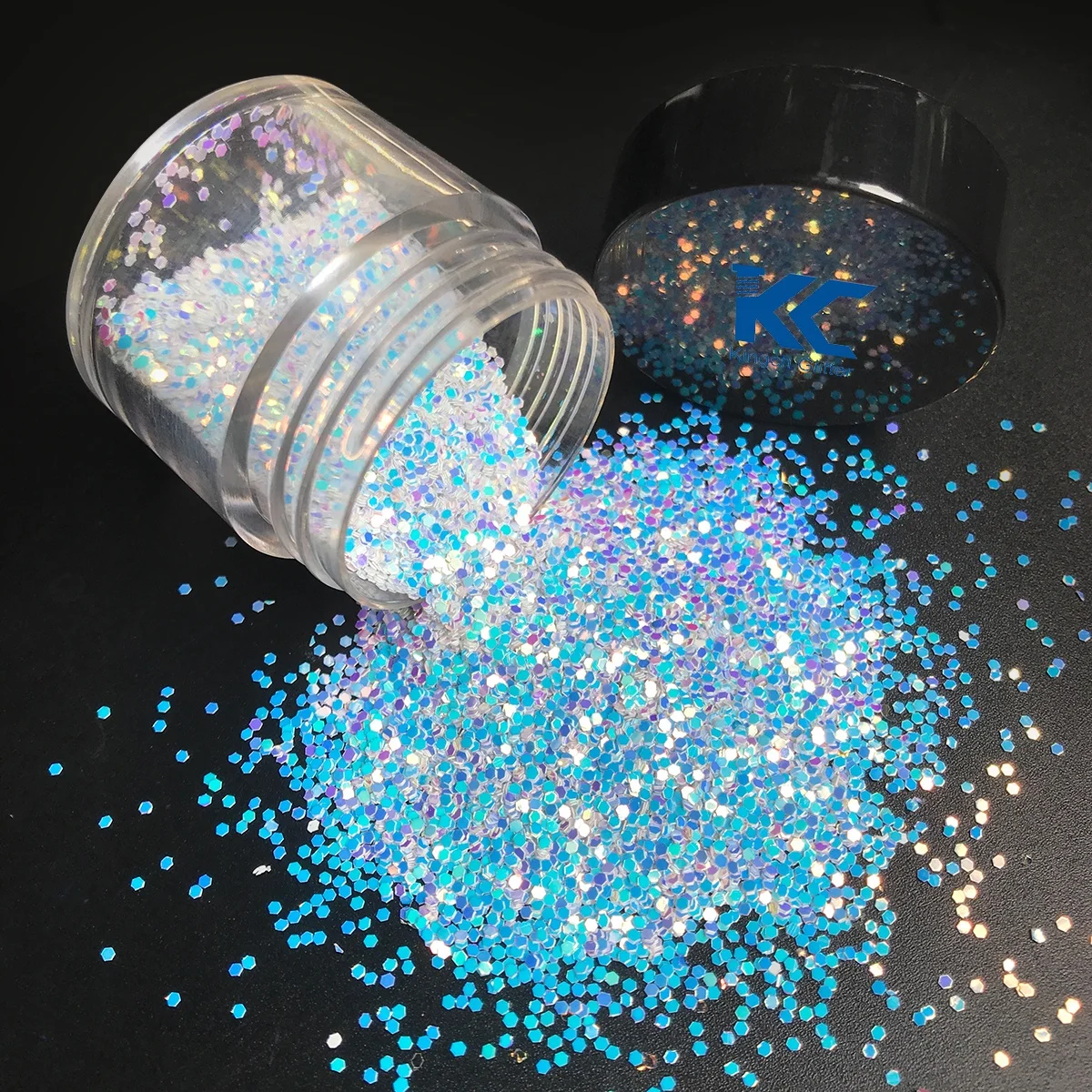 

Hot selling mixed chunky color shift glitter color change glitter powder