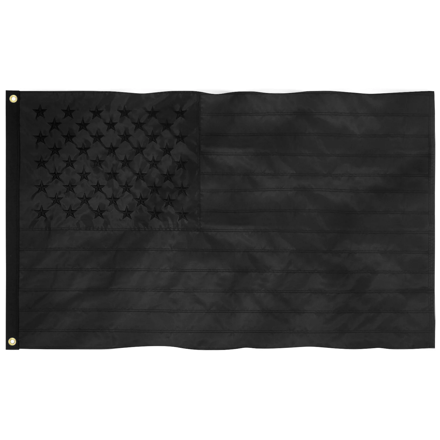 3x5ft Black Decoration Complete Embroidered Flag Buy Black American