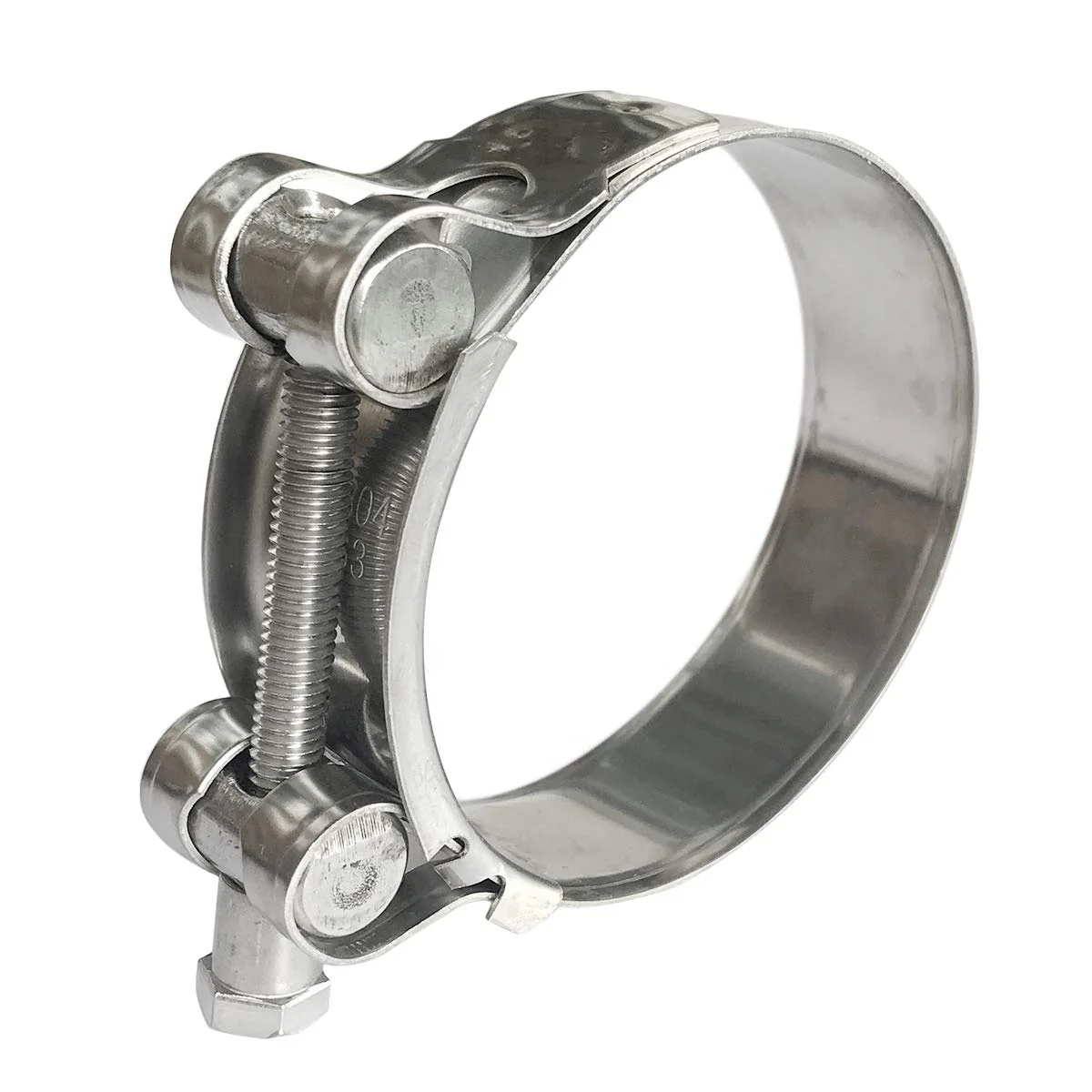 
201 304 316 stainless steel solid and hollow single bolt European style strong heavy Duty Clamp 
