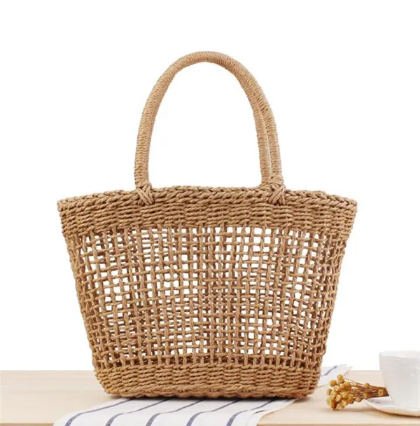 

High quality beach bag straw basket bag