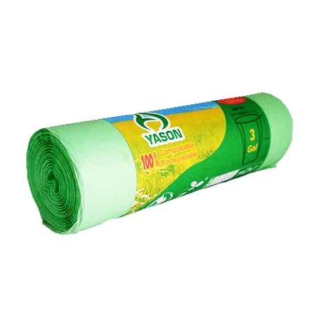 

3 Gallon Corn Trash Household Thickened Biodegradable Compostable Garbage Bags Fully Degradable Corn Starch Garbage Bag