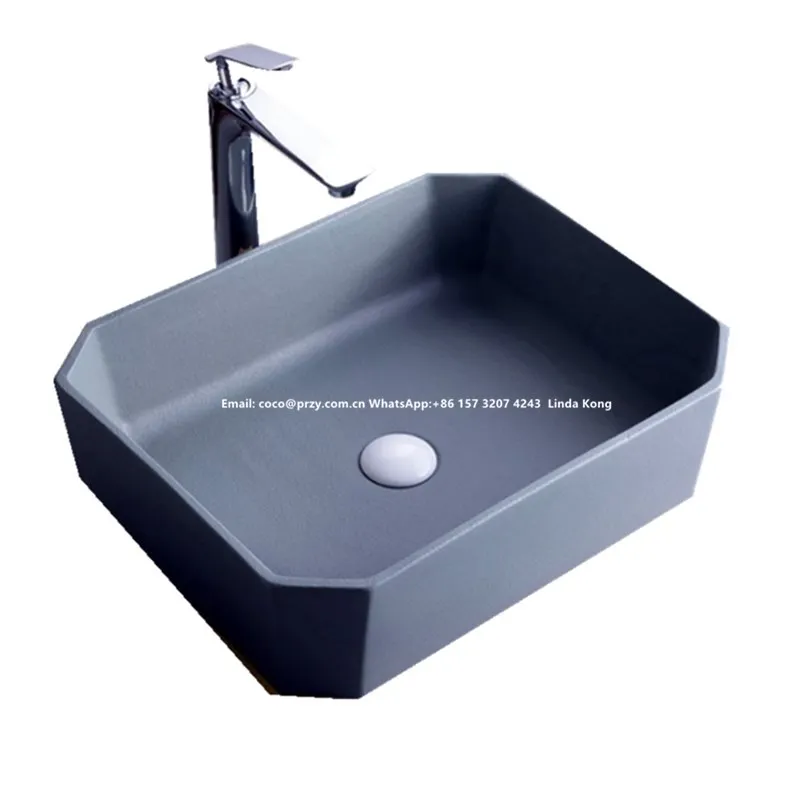 

Factory polygonal Cement Sink Handmade washbasin Resin silicone molds DIY Concrete Basin round sinks Mold silica