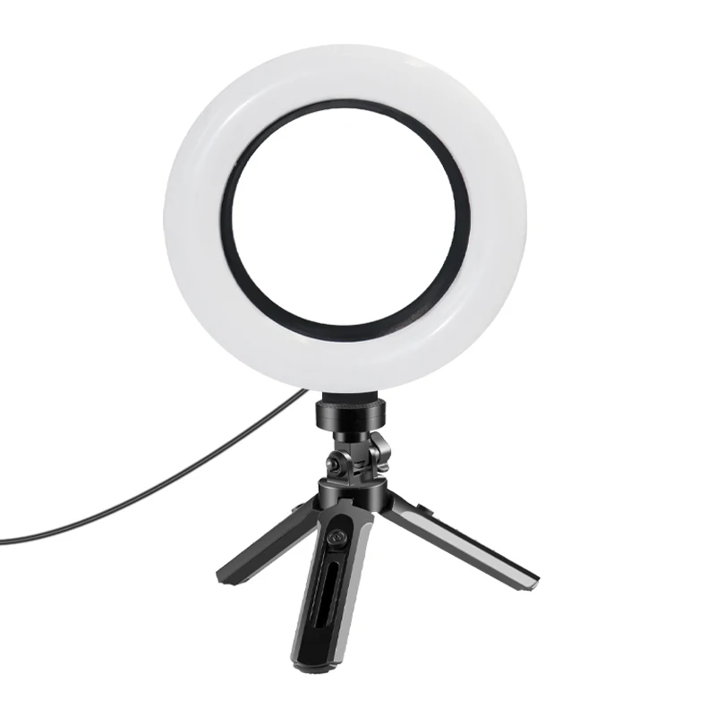 

China factory wholesale dimmable portable selfie 6 inch soft light make up ring light, Custom