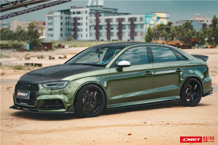 A3 S3 Body Kit For Audi New Style Cmst Carbon Fiber Auto Tuning Parts