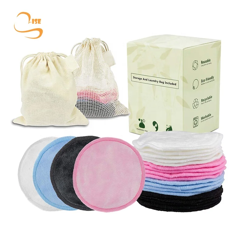 

Soft Organic Reusable Rounds Facial Remover Pads Girls Bamboo Fabric Make Up Pads, N/a