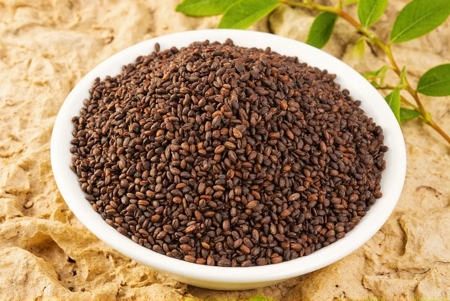 Poppy seeds bottle