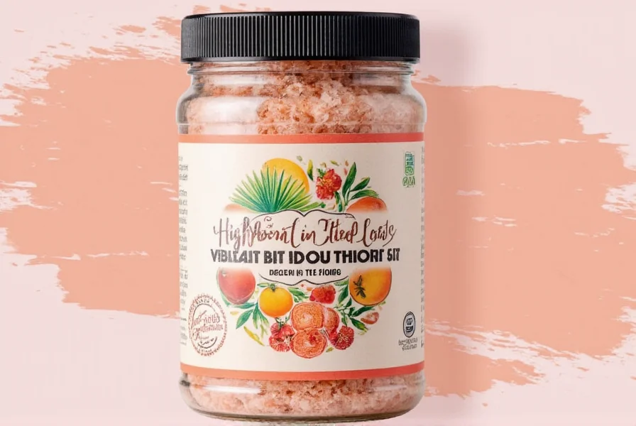 Various packages of bulk Himalayan salt