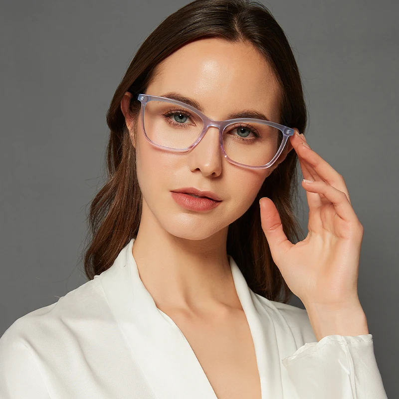 

2021 economical square acetate optical eyeglasses frames full rim eyewear multi color spectacle frames for women ladies, Custom colors