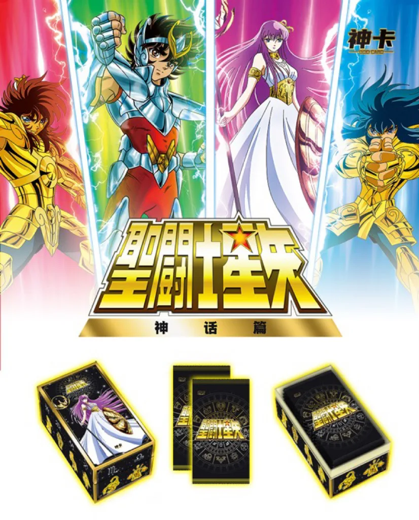 

google japanese anime Wholesale Saint Seiya Wholesale God Card Myth Chapter Saint Seiya Collection MR Metal Card
