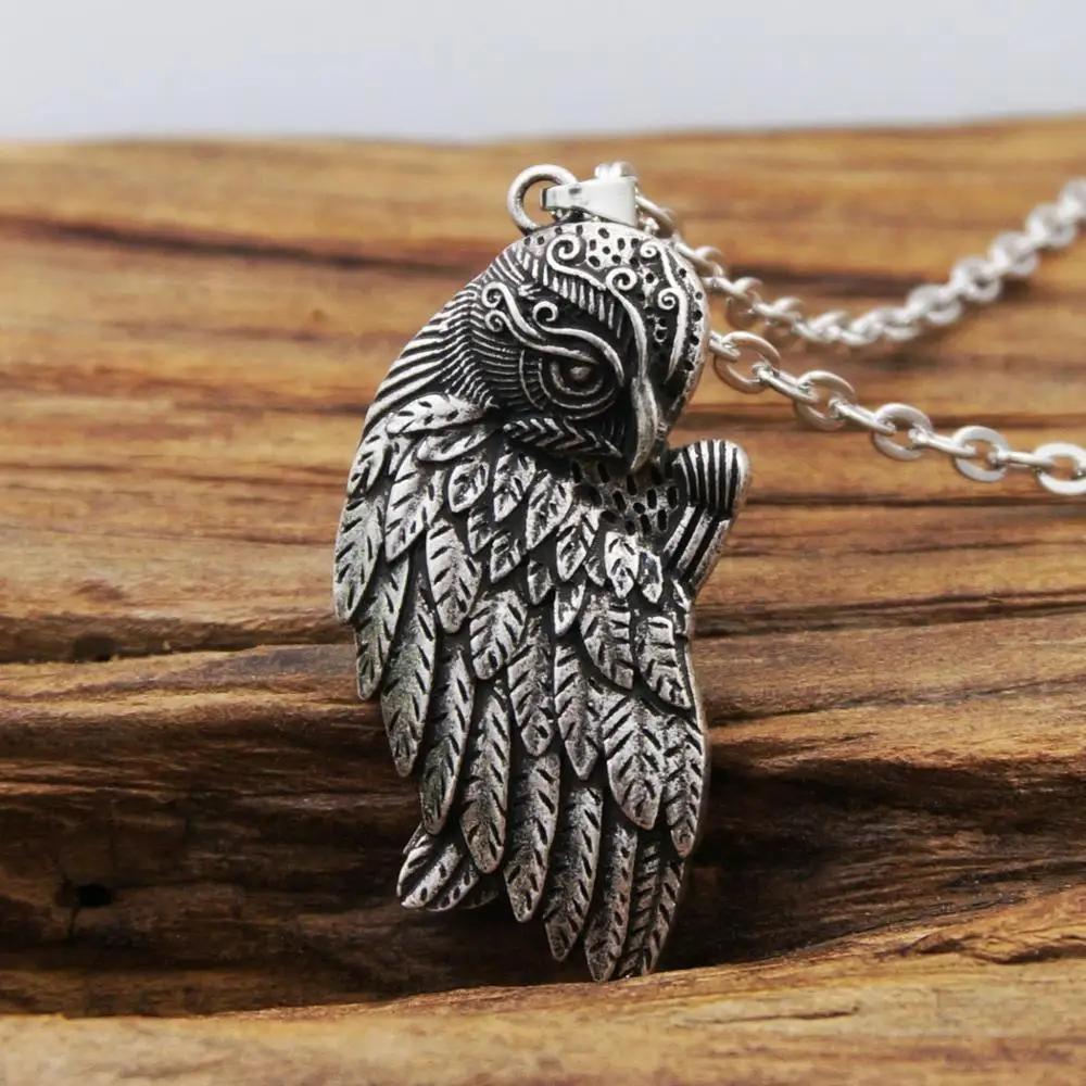 Spirit Animal Owl Pendant Charm Wisdom Greek Mythology Owl Necklace