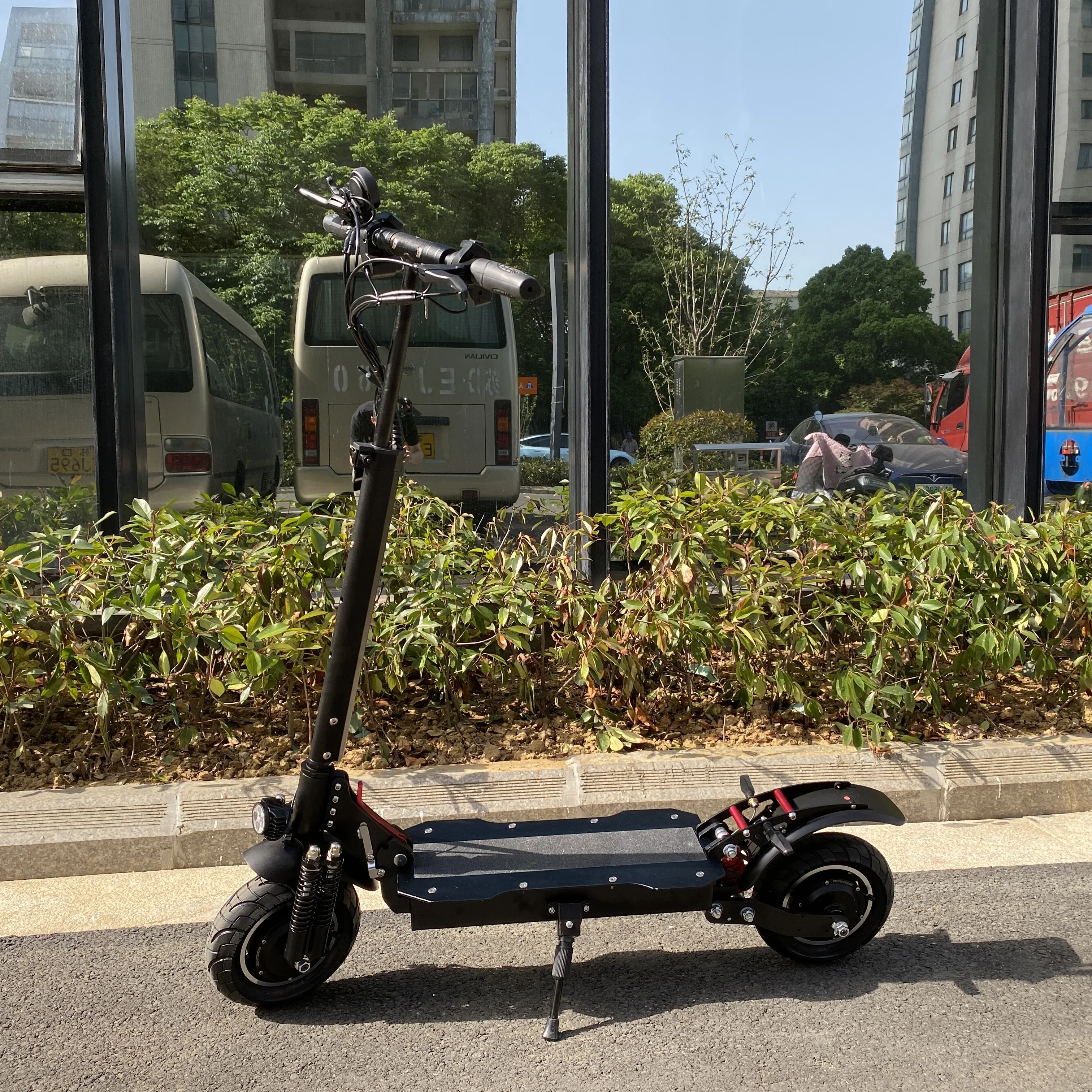 

Dual motor electric scooter 2400w 18ah high speed 40mph e scooter off road with suspension