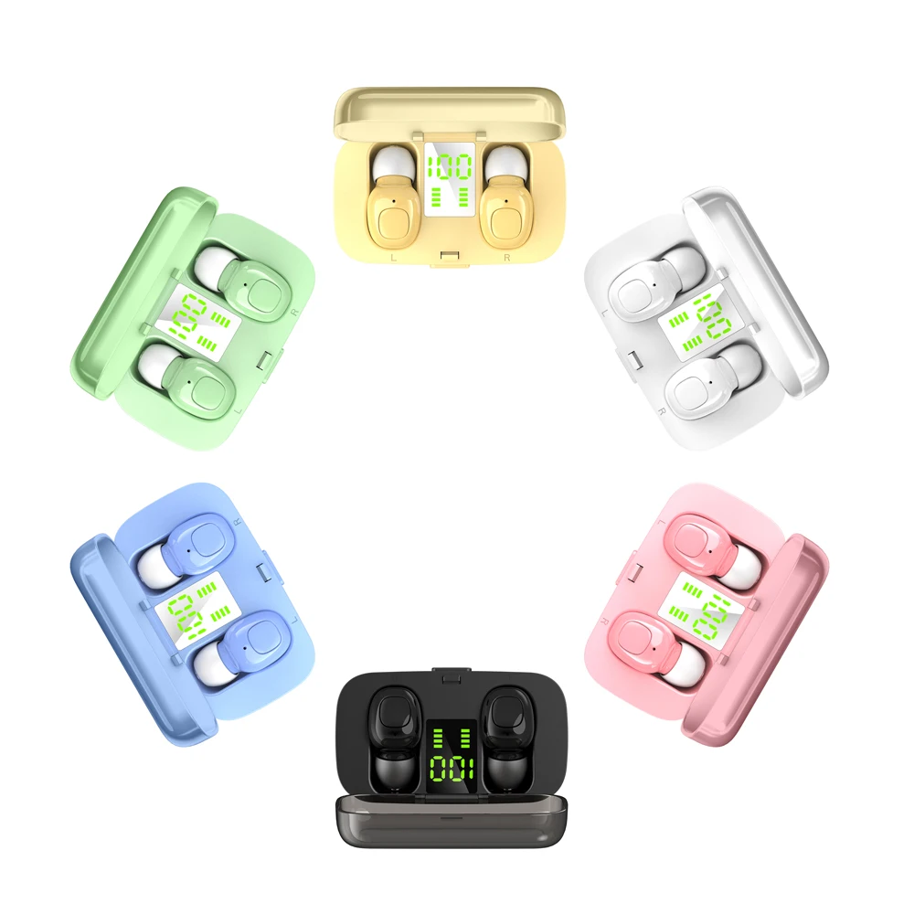 Bluetooths 5.0 True Wireless Earphone Mini Inpods Earbuds Touch Wireless Sports Earphone