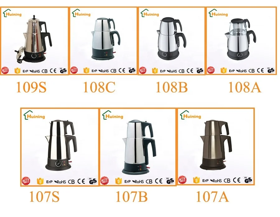 Electrical Turkish Tea Maker With 0.7 L Pot And 1.8l Kettle Buy