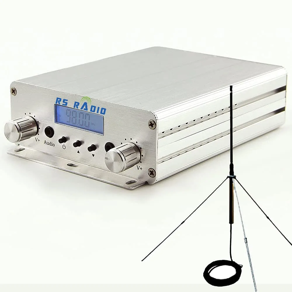 

RS RADIO Free Shipping 88-108MHz 15w fm transmitter 15 watts