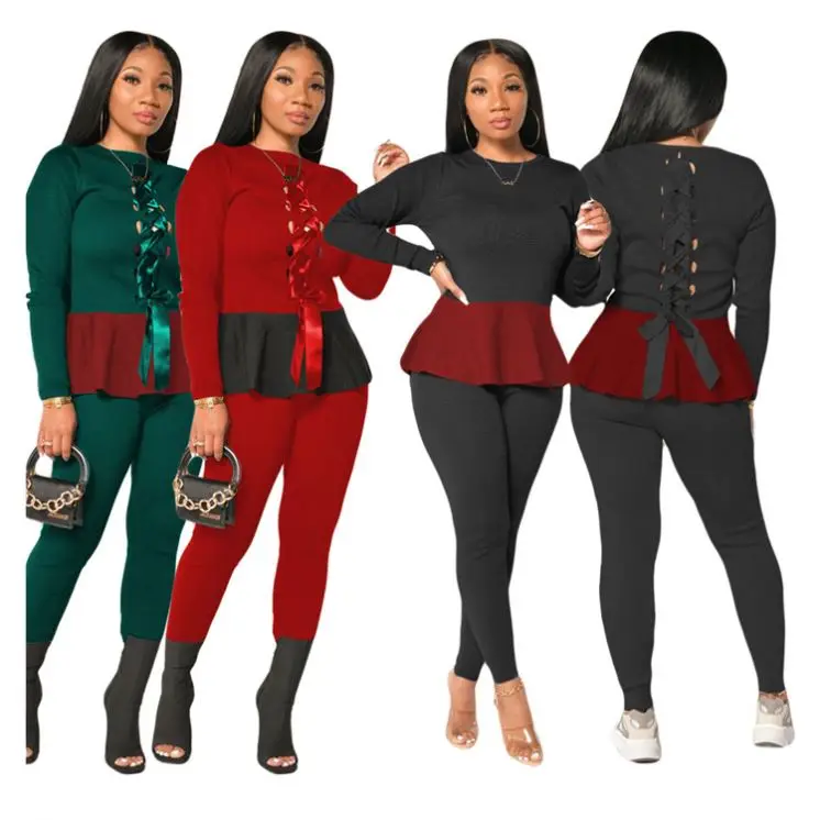 

X00083 New Design 2 Piece Set Women Two Piece Set Women Clothing