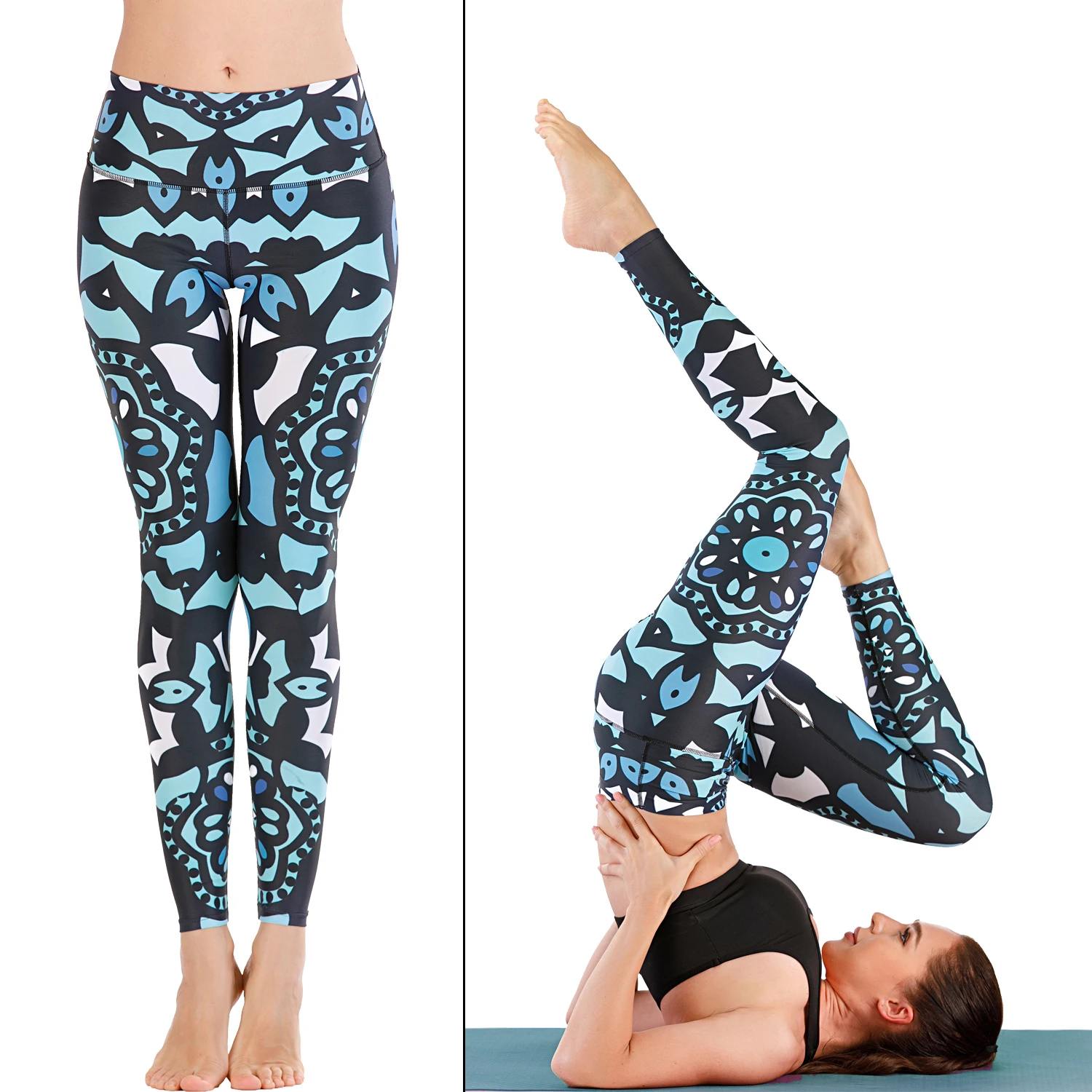 

OEM Custom Women High Waist Yoga Leggings Fitness & Yoga Wear Sport Tight Yoga Pants