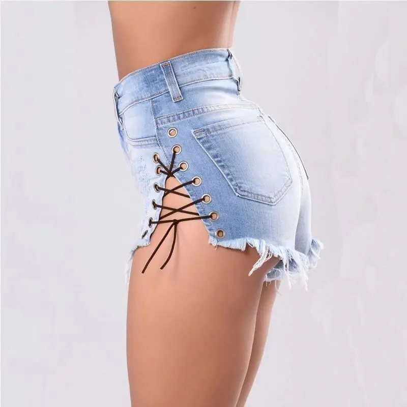 

Women summer clothes 2020 2020 Casual fashion jeans shorts for woman denim with best quality, Customized color