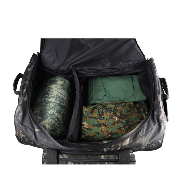 

Tactical Wheeled Deployment Trolley Duffel Bag Camping Hiking Running Trekking Backpack, As your request