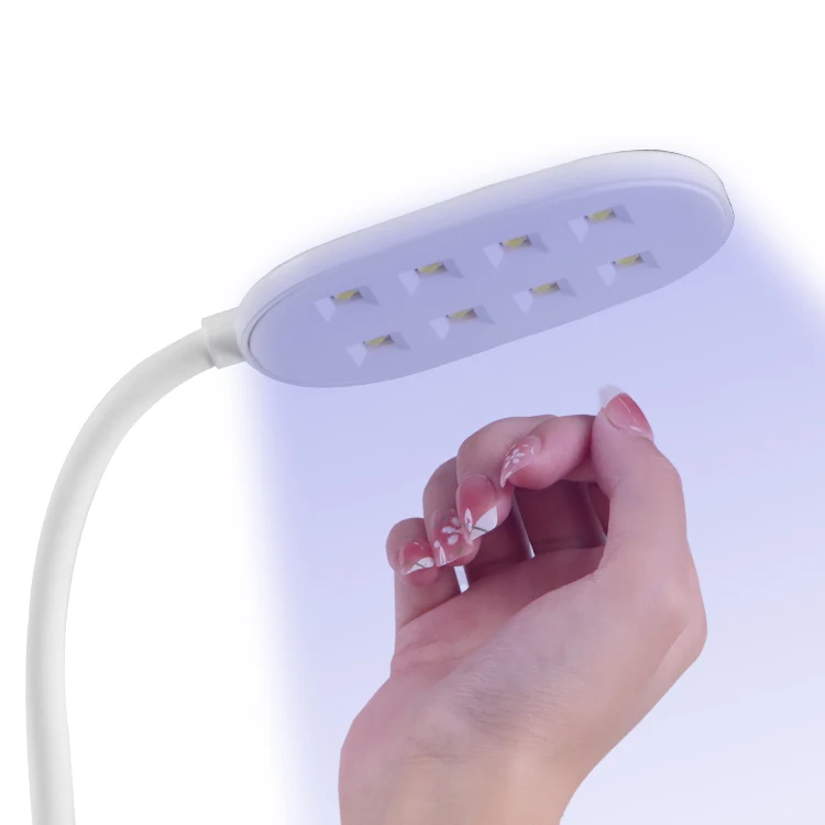 

2022 rechargeable cordless uv led nail gel usb nail lamp set for extended nails no dead zone