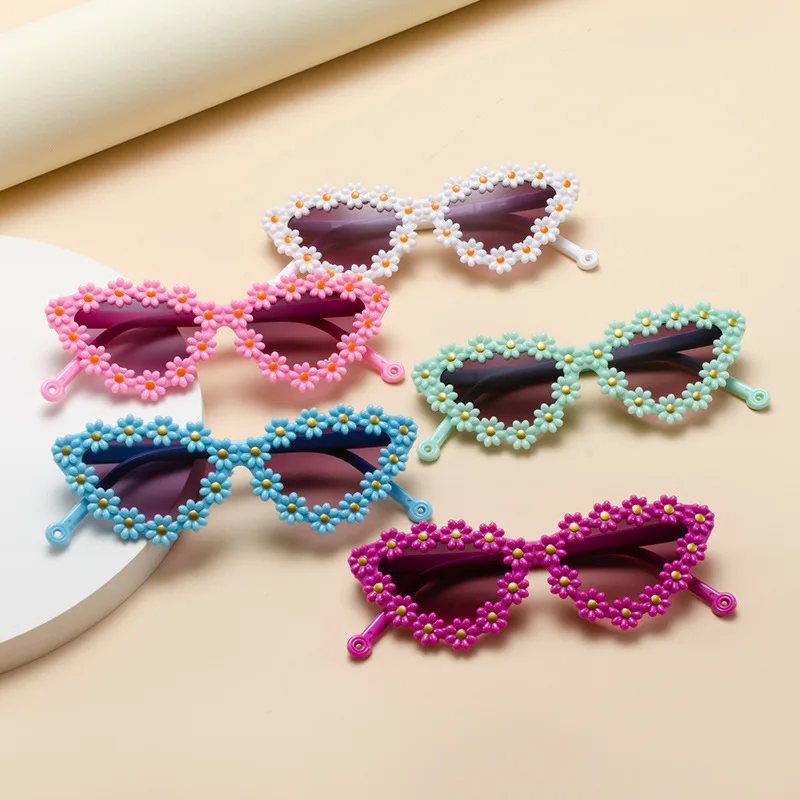 Cute Glasses UV 400 Outdoor Girl Boy Gifts Eyewear Sunglasses Retro Vintage Narrow Cat Eye Sunglasses For Kids