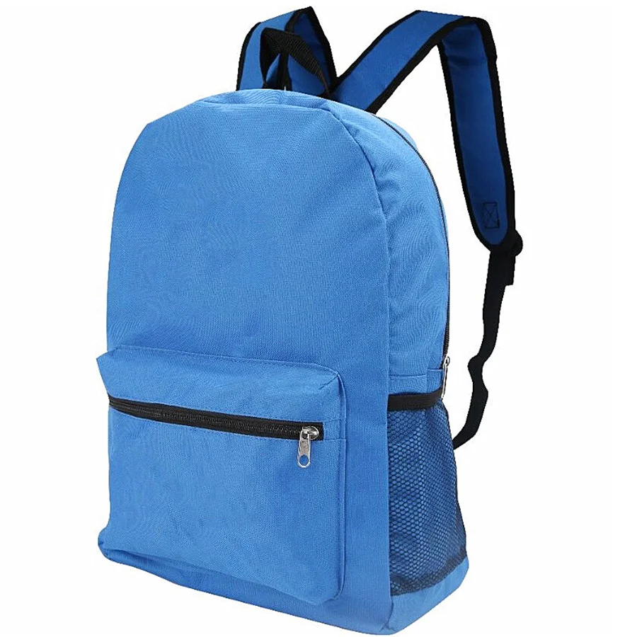 

China Factory Customized High Quality Polyester Kids School Bag, Blue or custom
