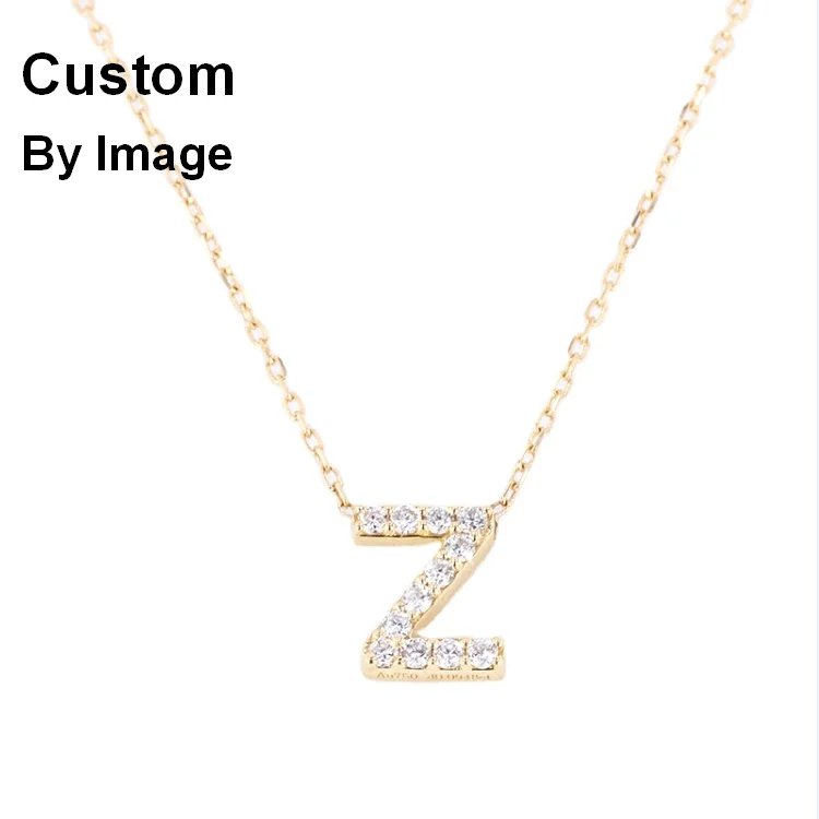 

Starsgem Collares Custom Gold Jewelry Letter Diamond Initial Necklace De Mujer Statement Kids Women Men Pendant Necklaces MEN'S