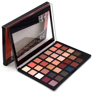 New Style 35 Color Make Up Pigment Matte Glitter Custom Eyeshadow Palette