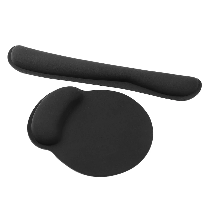 

Promo Wrist Rest Mouse Pads Ergonomic Keyboard Pad and Mouse Pad, Black