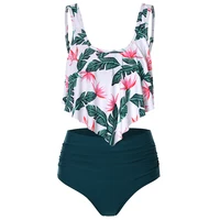 

2019 Sexy Tankini Bikinis Set Women Swimwear High Waist Swimsuit Two Piece Bathing Suit Beach Swimming wear