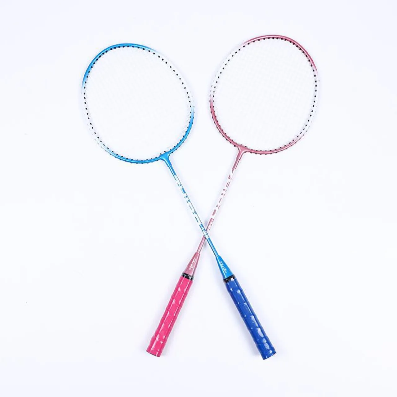 

Brand badminton with resistance ultra high elastic badminton racket custom Logo sports badminton racquet, Pink,blue