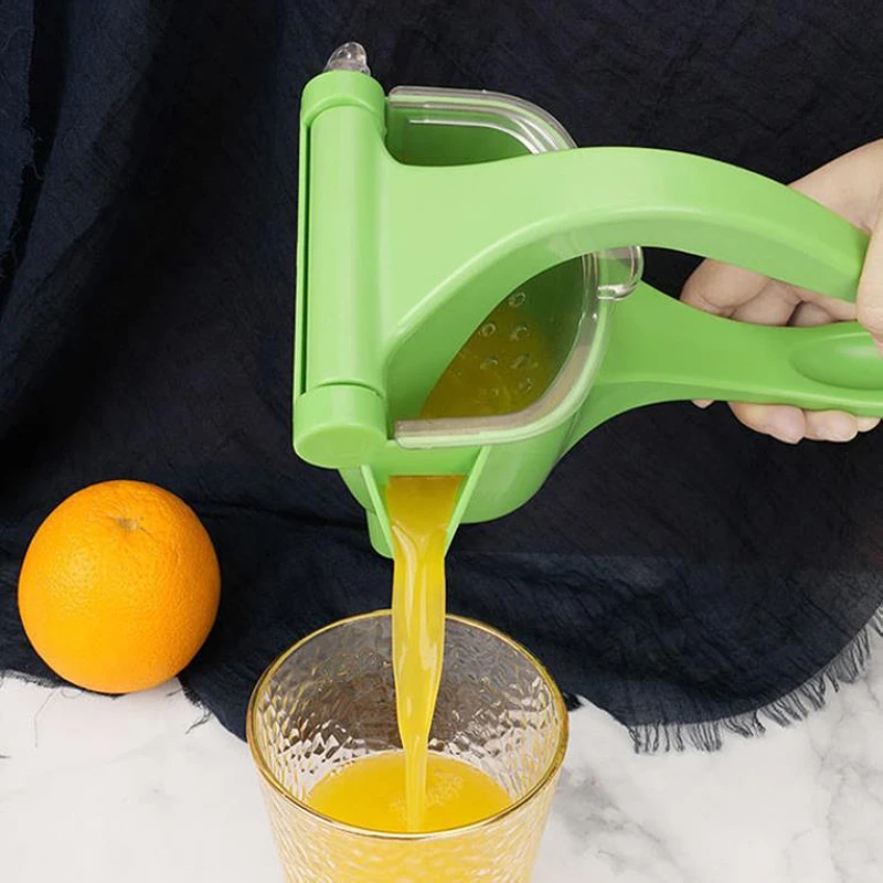 

Food Grade Lemon Orange Squeezer Hand Press Juicer Extractor Machine Home Plastic Manual Fruit Juicer, Green