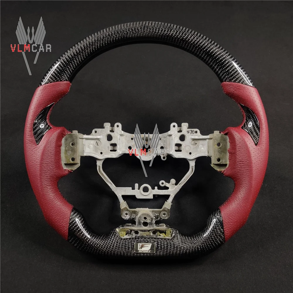 

Private custom carbon fiber steering wheel for Lexus IS250 IS350 ISF/ES/RX/RCF/ Available for all car models, Black